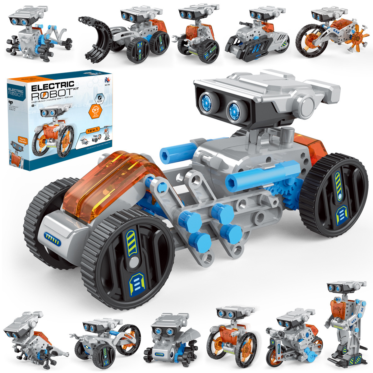Science Kit - Zestaw 12 w 1 do eksperymentów