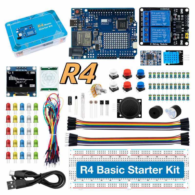 Science Kit - Zestaw startowy UNO R4 z obsługą
