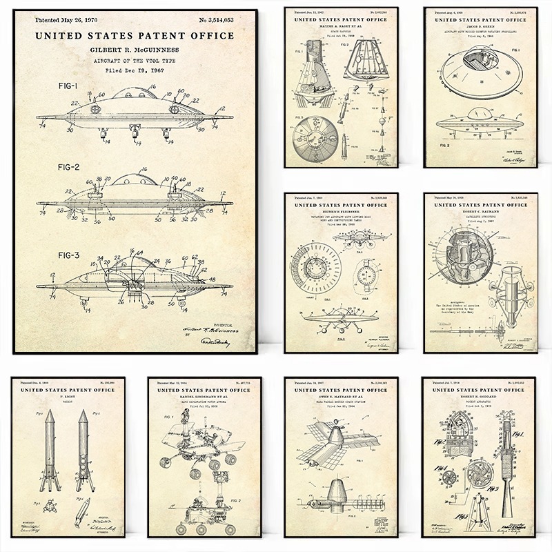 Plakat Vintage Plan Latającego – Star Map Poster recenzja i cena