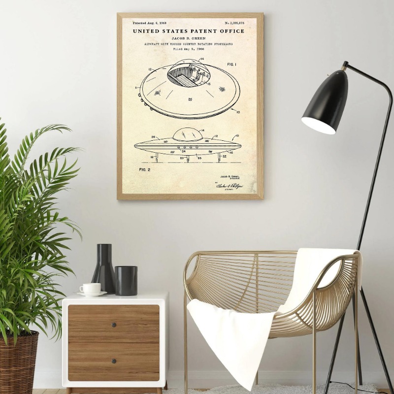 Plakat Vintage Plan Latającego – Star Map Poster recenzja i cena