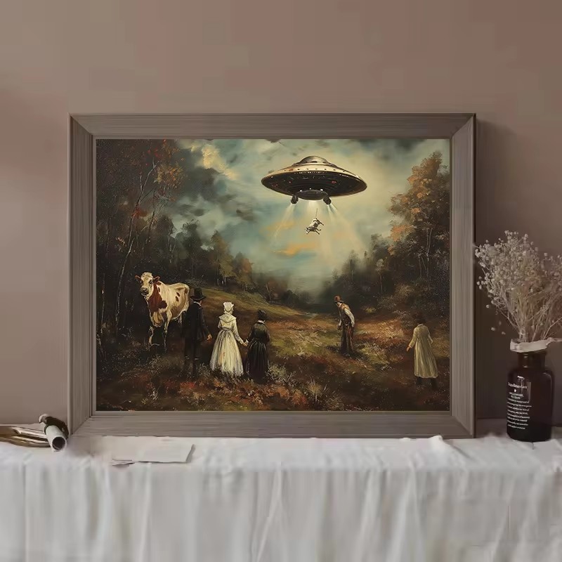Vintage Surrealistyczny Zabawn – Star Map Poster recenzja i cena